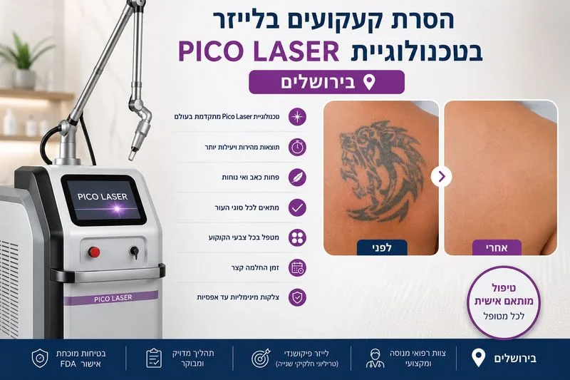 הסרת קעקועים בירושלים