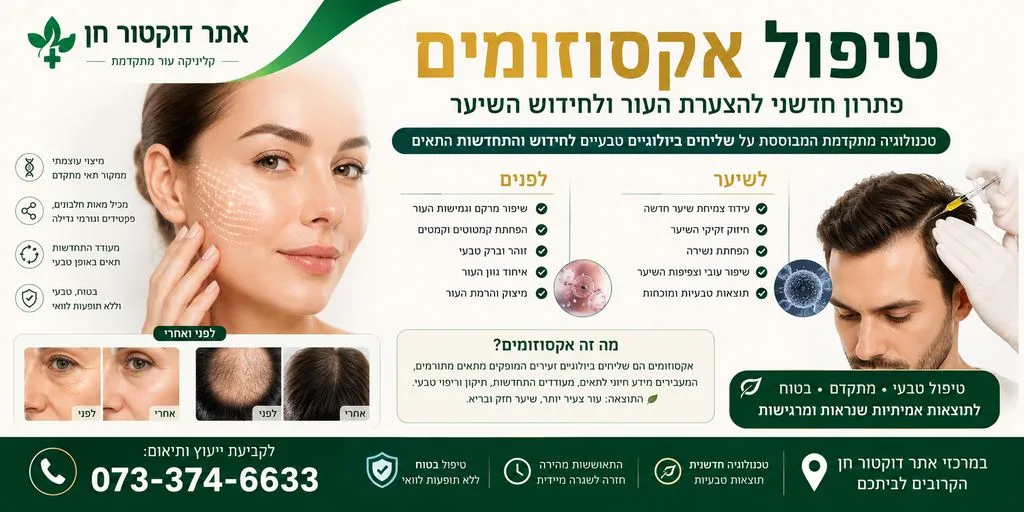 טיפול אקסוזומים