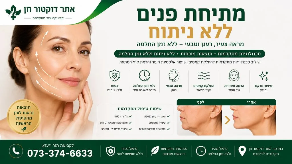מתיחת פנים ללא ניתוח - אנרג'ט