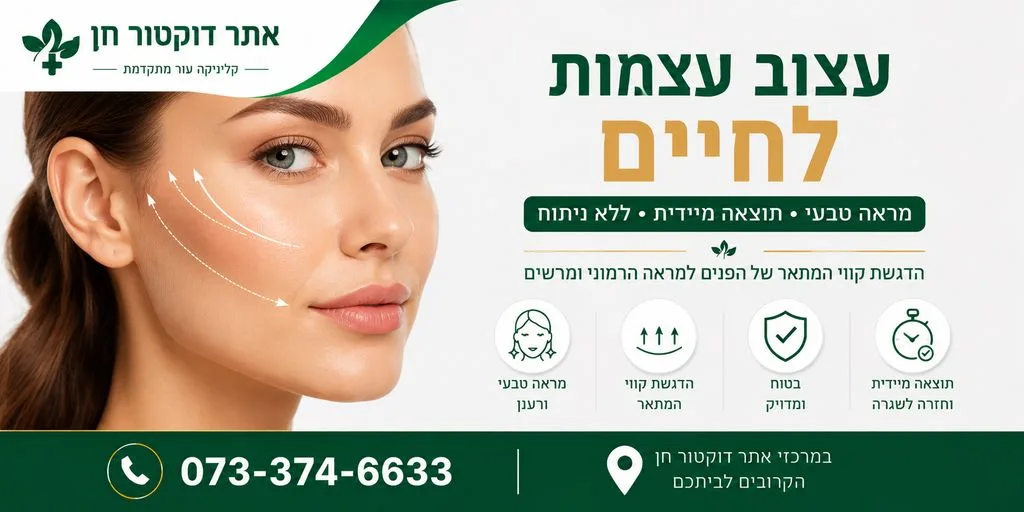 עיצוב עצמות לחיים ופיסול פנים