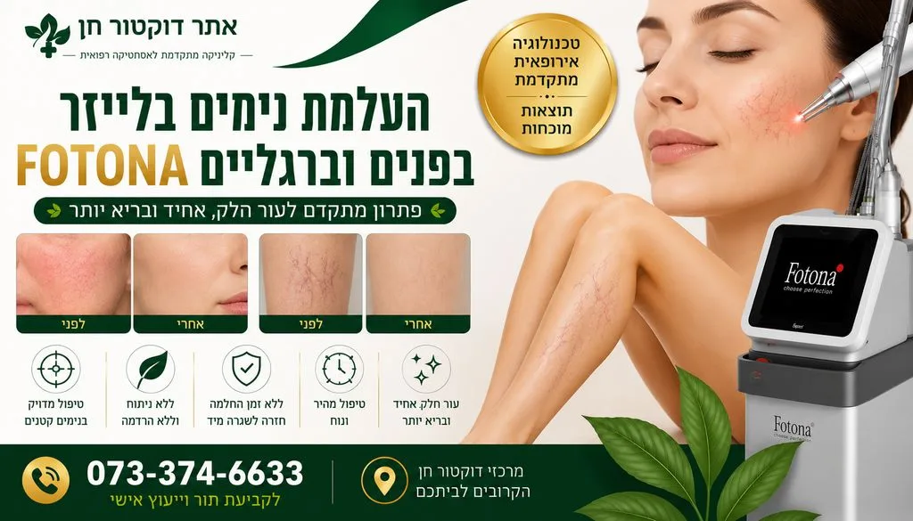 העלמת נימים בלייזר