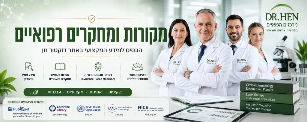 מקורות ומחקרים רפואיים &ndash; הבסיס למידע המקצועי באתר דוקטור חן