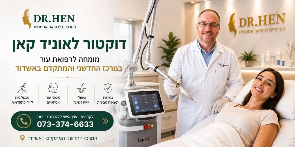 דוקטור לאוניד קאן - רפואת עור מתקדמת באשדוד
